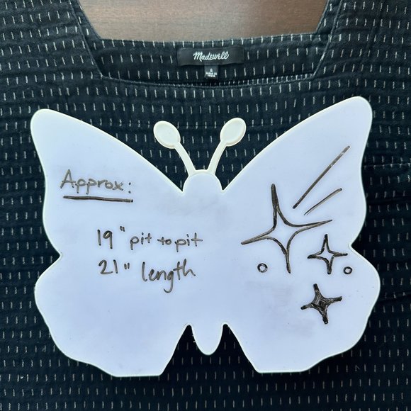 Madewell Black Square Neck Blouse - Picture 8 of 8